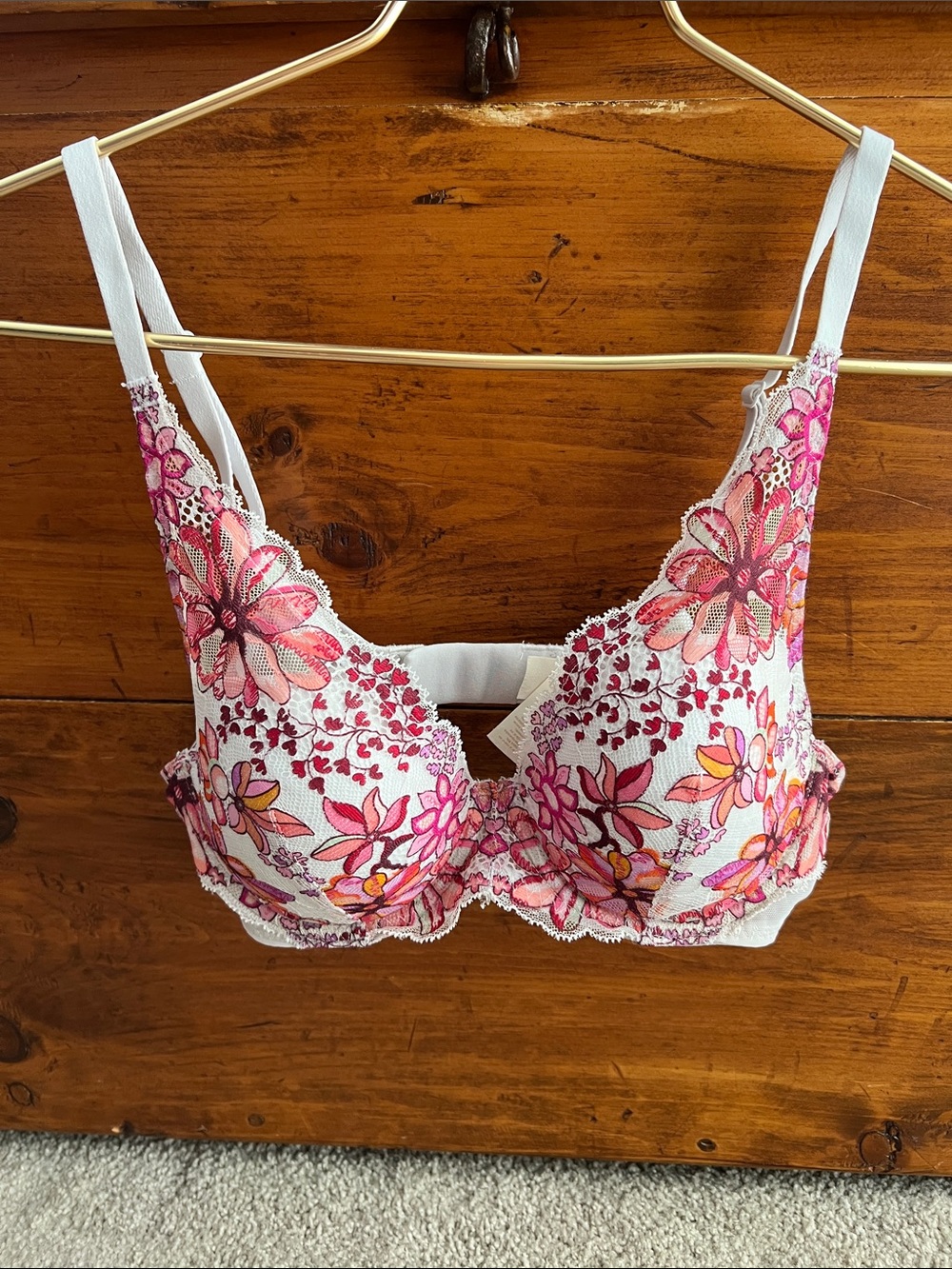 🌸Camio Mio🌸 Floral Embroidered Balconette Bra